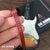FENDER™ Hip Trip Vintage Red Mini Model Guitar Strap
