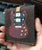 Double Cutaway Electric Guitar Wallet - Handmade from Genuine Leather