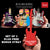 Officially Licensed Jimi Hendrix Miniature Guitar Set of 3 Includes FREE Bonus Strat