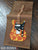 Red Embossed Paisley Electric Guitar Wallet - Handmade from Genuine Leather