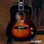 Vintage Sunburst Finish Acoustic Miniature Guitar Replica Collectible