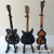 Ed Sullivan Fab Four Set of 3 Classic Miniature Guitar Replica Collectibles