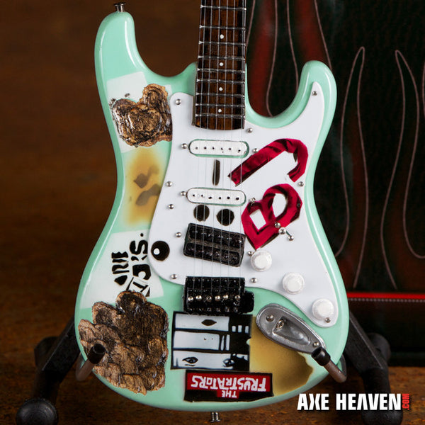 Billie Joe Armstrong Signature BJ Blue Miniature Guitar Replica Collec