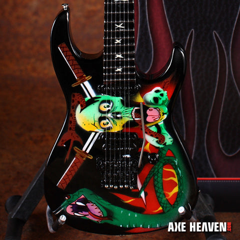Officially Licensed George Lynch Skulls & Snakes Mini Guitar Replica Collectible