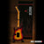 Officially Licensed George Lynch Sunburst Tiger Miniature Guitar Replica Collectible