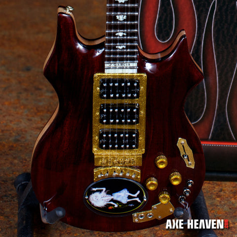 Jerry Garcia Tribute “Rosebud” Miniature Guitar Replica Collectible