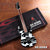 John Petrucci Black & White Picasso-Designed Miniature Guitar Replica Collectible