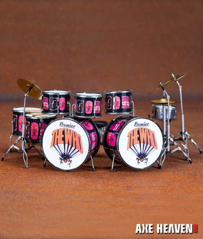 Keith Moon Pictures of Lily Tribute Drum Set Miniature Replica Collectible