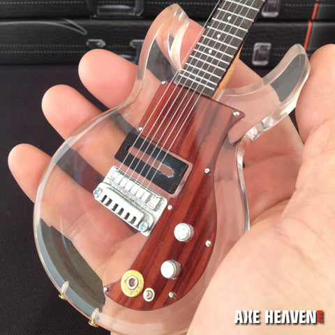 Keith Richards’ Dan Armstrong See-Through Acrylic Miniature Guitar Replica Collectible