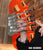 RICK NIELSEN™ Five-Neck Checkered Mini Guitar Replica Collectible - Officially Licensed