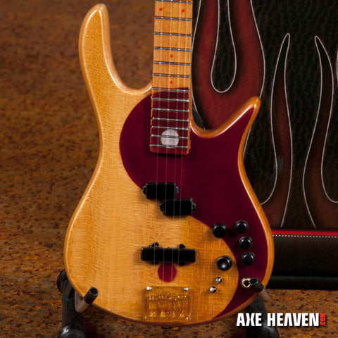 Victor Wooten Signature “Ying Yang” Miniature Bass Guitar Replica Collectible