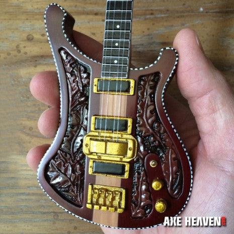 Lemmy Signature Carved Bass Mini Guitar Replica Model