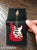 Red ST Electric Guitar Wallet – Handmade from Genuine Leather