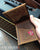 Red Single Cutaway Electric Guitar Wallet - Handmade from Genuine Leather