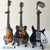 Ed Sullivan Fab Four Set of 3 Classic Miniature Guitar Replica Collectibles