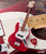 Fender™ Red Jazz Bass™ Miniature Guitar Replica - Officially Licensed