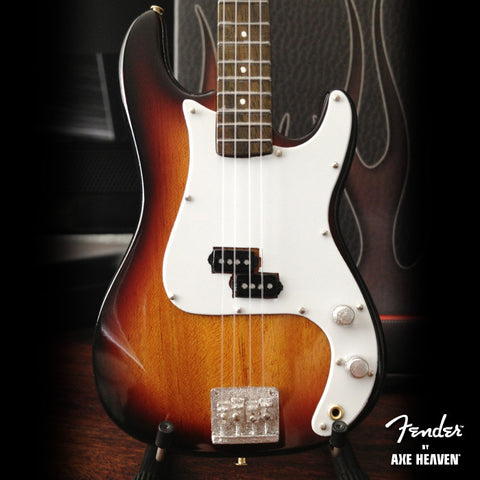 Officially Licensed Miniature Classic Sunburst Fender™ Precision Bass™ Guitar