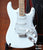 Fender™ Strat™ Olympic White - Officially Licensed Miniature Guitar Replica