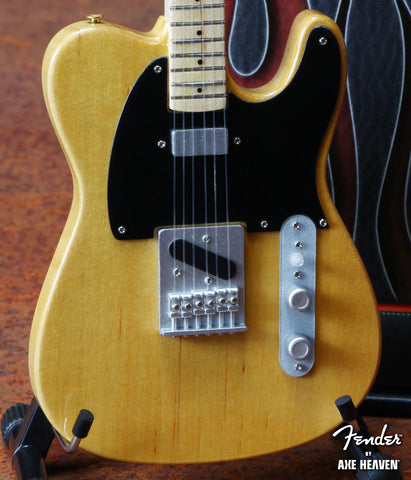 Officially Licensed Miniature Butterscotch Blonde Fender™ Telecaster™ Guitar Replica