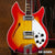 George Harrison 12 String Fire Sunburst Miniature Guitar Replica Collectible