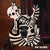 The Famous Signature Skull & Bones Miniature Guitar Replica Collectible
