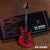 Joe Satriani Signature Candy Apple Red Miniature Guitar Replica Collectible