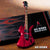 Slash Signature Red Stained Mockingbird Miniature Guitar Replica Collectible